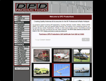 Tablet Screenshot of dpdproductions.com